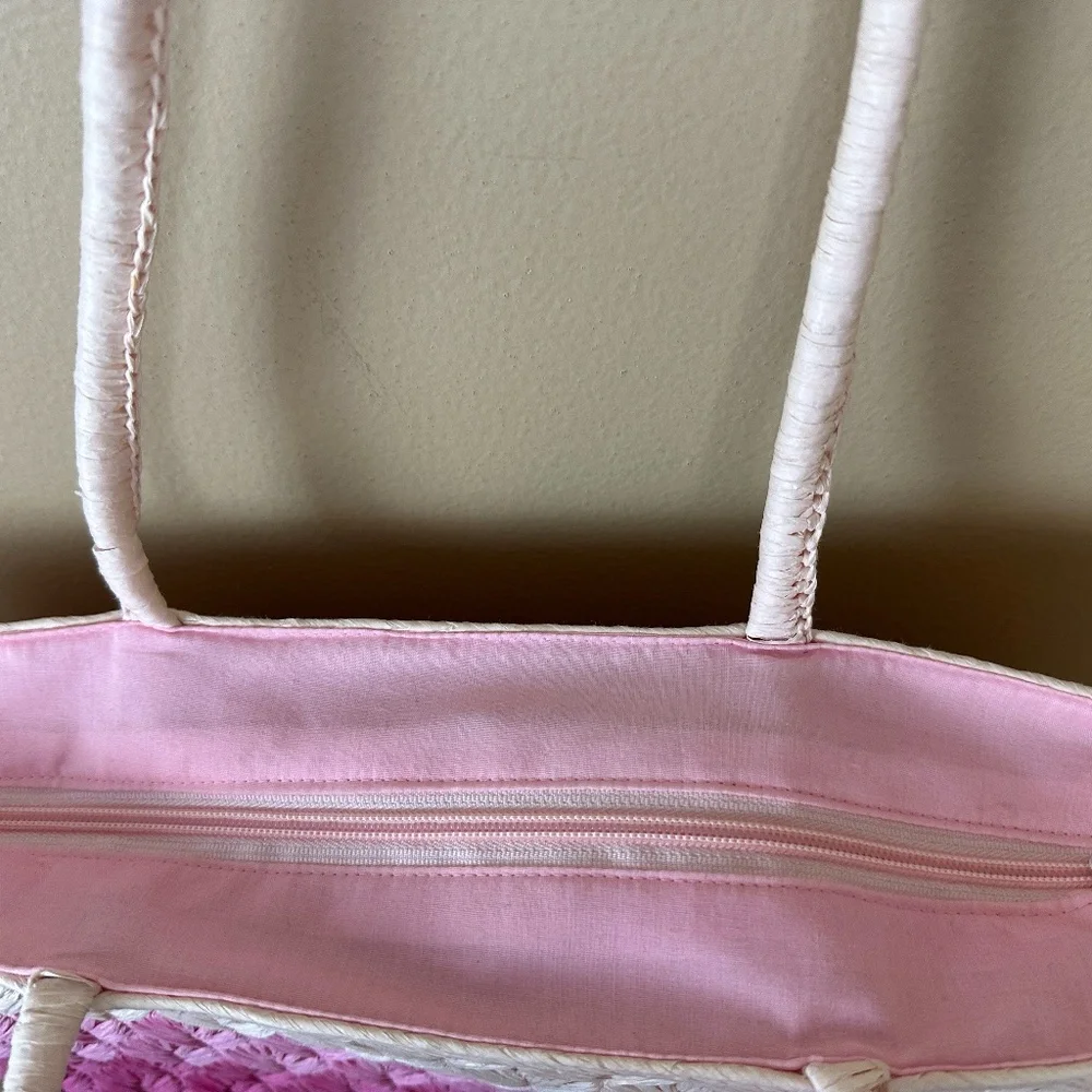 April Cornell Straw Purse/Beach Bag Brand New - Picture 3 of 3